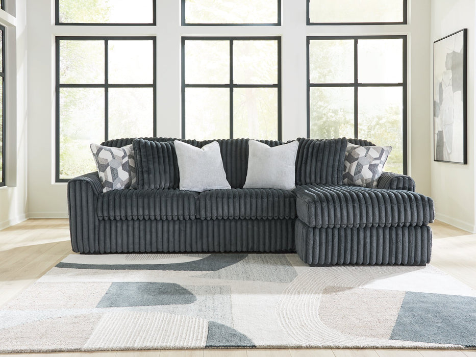 Midnight-Madness Sectional Sofa with Chaise - Mattress & Furniture Super Center (Tampa, FL)