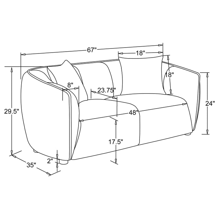 Aleisha Loveseat