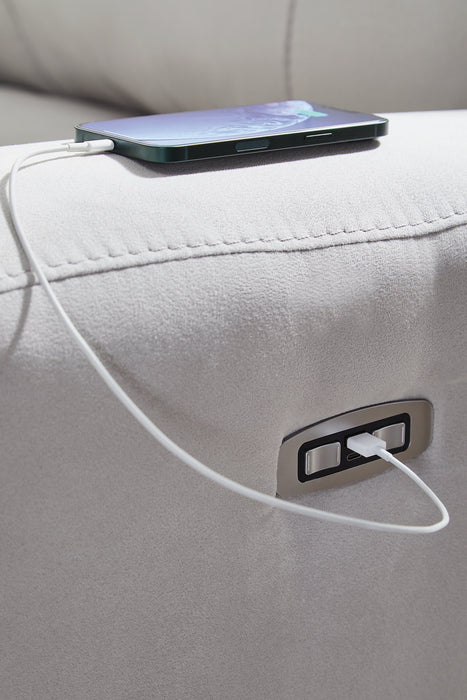 Social Pointe Reclining Loveseat - Mattress & Furniture Super Center (Tampa, FL)