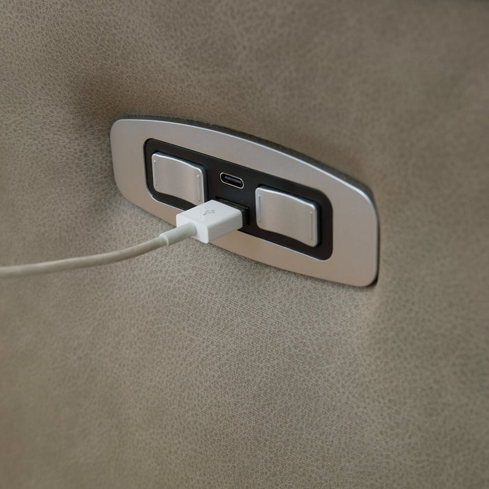 Narwhal Place Reclining Sectional with Storage Console