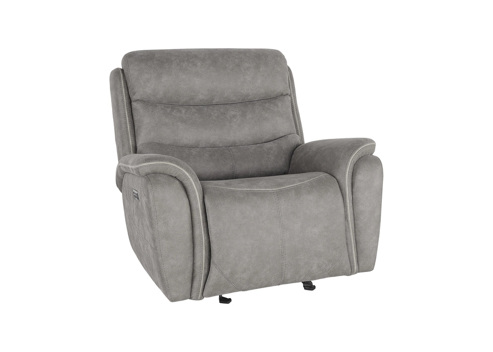 Kamari Glider Recliner W/Pwr Hr & Fr-Gray
