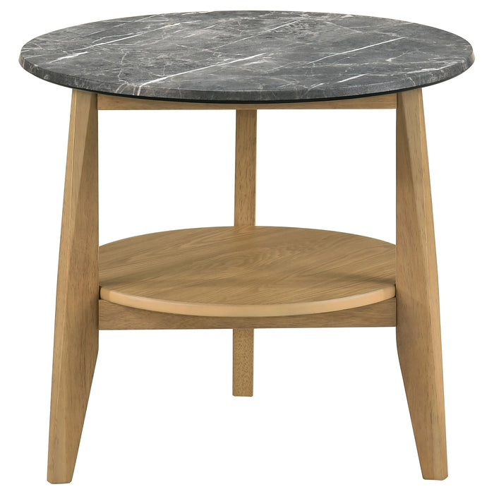 Bradley Round End Table
