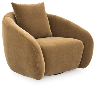 Yahya Swivel Accent Chair - Mattress & Furniture Super Center (Tampa, FL)
