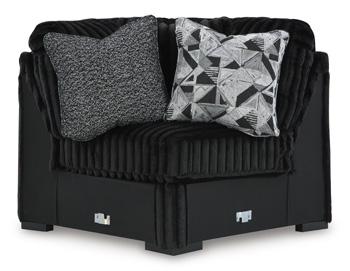 Midnight-Madness Sectional with Chaise - Mattress & Furniture Super Center (Tampa, FL)