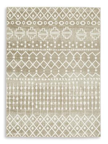 Bunchly 4'11" x 7'2" Washable Rug - Mattress & Furniture Super Center (Tampa, FL)