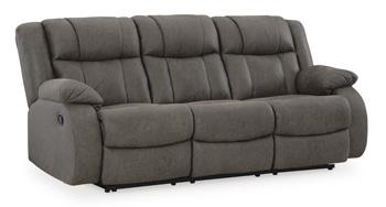 First Base Reclining Sofa - Mattress & Furniture Super Center (Tampa, FL)