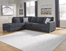 Altari Sleeper Sectional with Chaise - Mattress & Furniture Super Center (Tampa, FL)