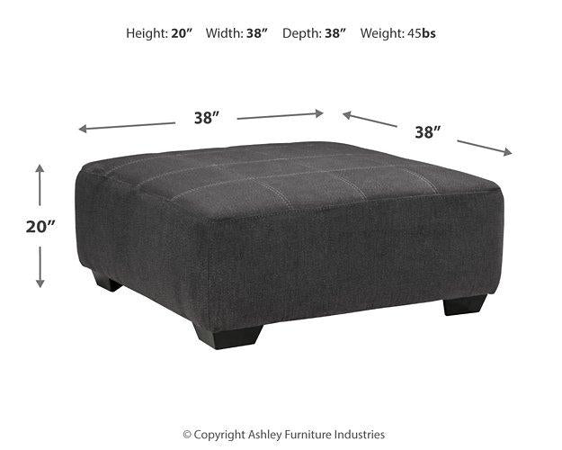 Ambee Oversized Accent Ottoman - Mattress & Furniture Super Center (Tampa, FL)