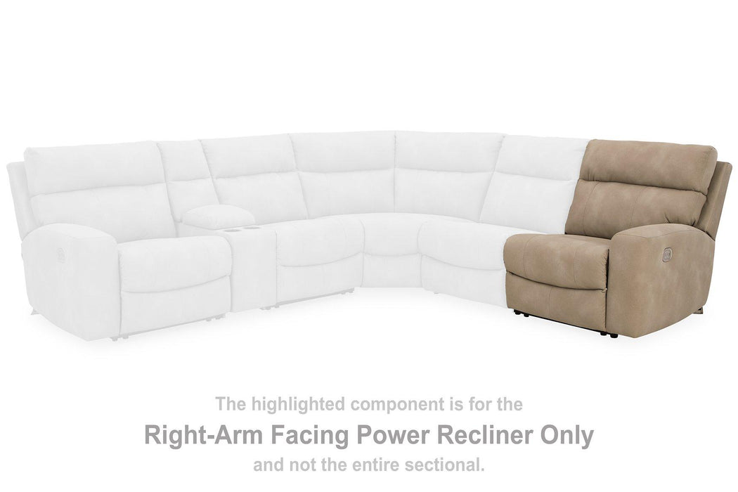 Next-Gen DuraPella Power Reclining Sectional Loveseat - Mattress & Furniture Super Center (Tampa, FL)