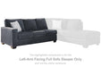 Altari Sleeper Sectional with Chaise - Mattress & Furniture Super Center (Tampa, FL)