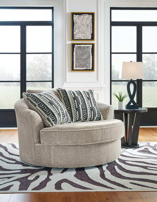 Calnita Oversized Swivel Accent Chair - Mattress & Furniture Super Center (Tampa, FL)