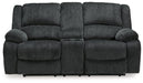Draycoll Reclining Loveseat with Console - Mattress & Furniture Super Center (Tampa, FL)