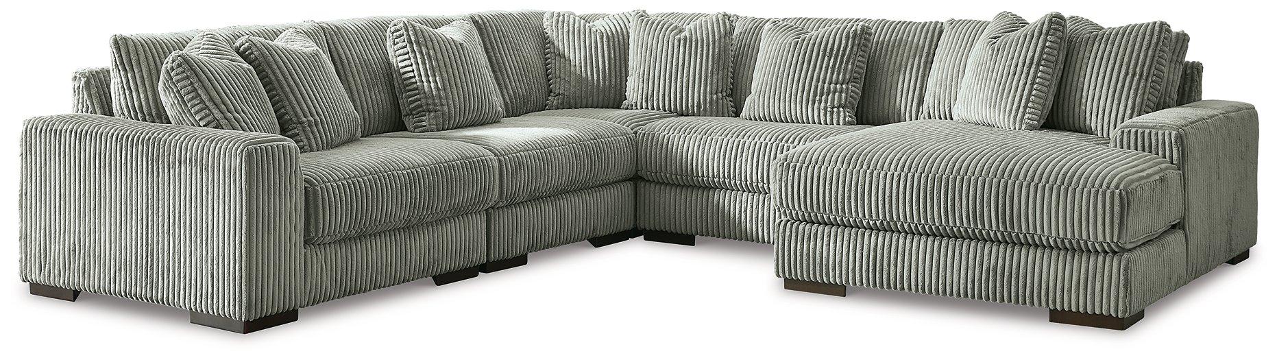 Lindyn Sectional with Chaise - Mattress & Furniture Super Center (Tampa, FL)