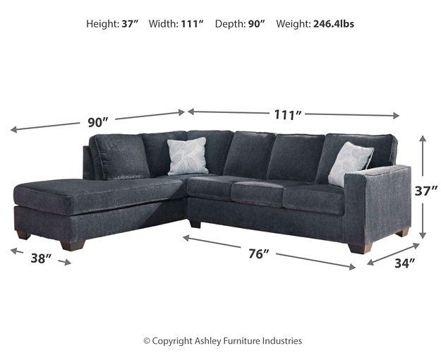 Altari Sectional with Chaise - Mattress & Furniture Super Center (Tampa, FL)