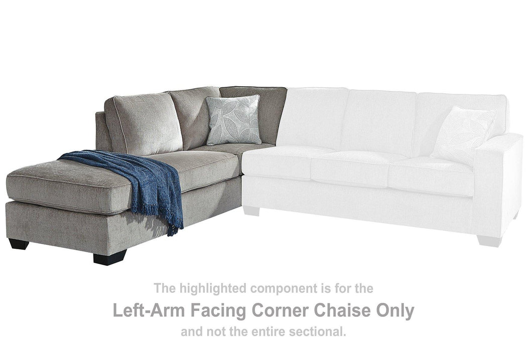 Altari Sleeper Sectional with Chaise - Mattress & Furniture Super Center (Tampa, FL)