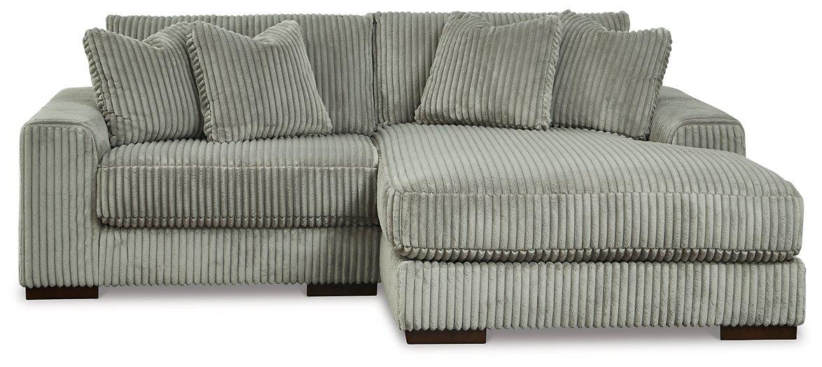 Lindyn Sectional with Chaise - Mattress & Furniture Super Center (Tampa, FL)