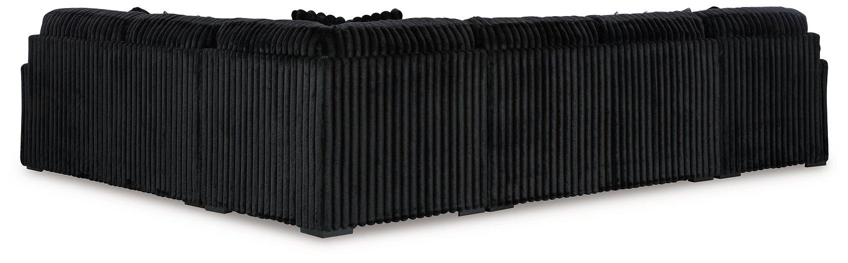 Midnight-Madness Sectional with Chaise - Mattress & Furniture Super Center (Tampa, FL)