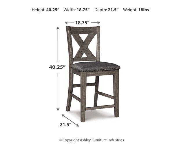 Caitbrook Counter Height Upholstered Bar Stool - Mattress & Furniture Super Center (Tampa, FL)