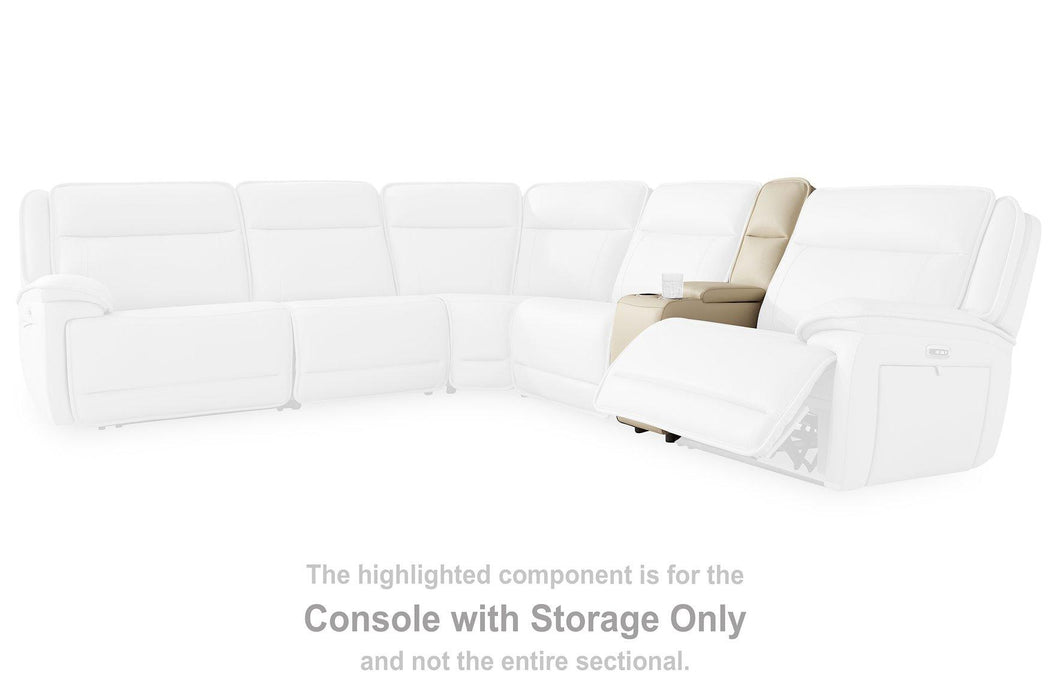 Double Deal Reclining Sectional with Console - Mattress & Furniture Super Center (Tampa, FL)