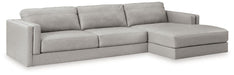 Amiata Sectional with Chaise - Mattress & Furniture Super Center (Tampa, FL)