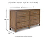 Cabalynn Dresser and Mirror - Mattress & Furniture Super Center (Tampa, FL)