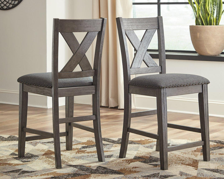 Caitbrook Counter Height Upholstered Bar Stool - Mattress & Furniture Super Center (Tampa, FL)