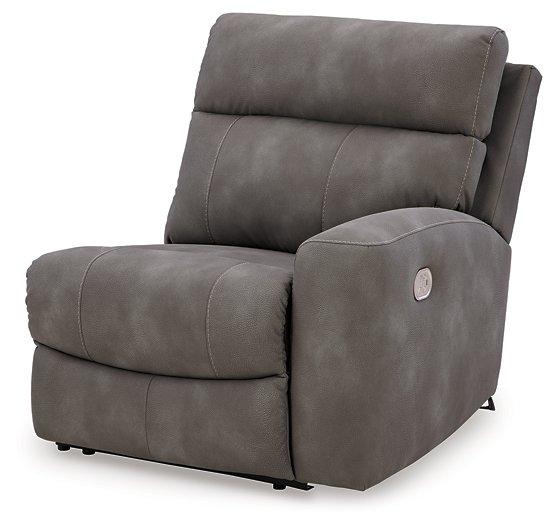 Next-Gen DuraPella Power Reclining Sectional Loveseat with Console - Mattress & Furniture Super Center (Tampa, FL)