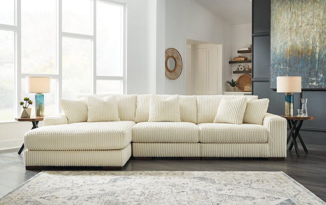 Lindyn Sectional with Chaise - Mattress & Furniture Super Center (Tampa, FL)