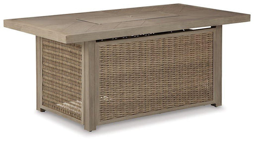 Beachcroft Outdoor Fire Pit Table - Mattress & Furniture Super Center (Tampa, FL)