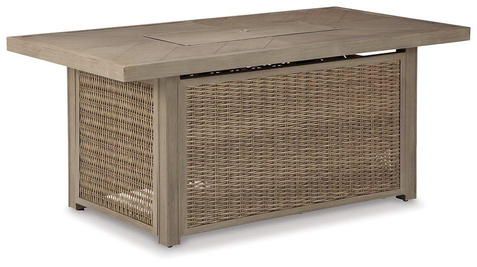Beachcroft Outdoor Fire Pit Table - Mattress & Furniture Super Center (Tampa, FL)