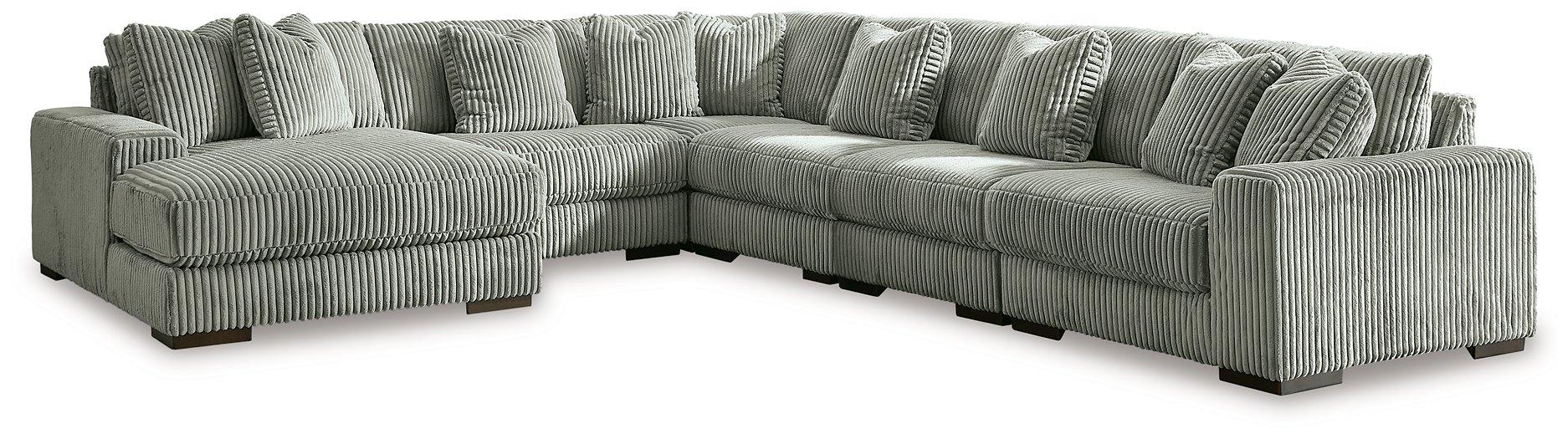 Lindyn Sectional with Chaise - Mattress & Furniture Super Center (Tampa, FL)