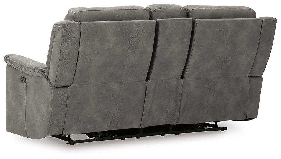 Next-Gen DuraPella Power Reclining Loveseat with Console - Mattress & Furniture Super Center (Tampa, FL)