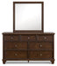 Danabrin Dresser and Mirror - Mattress & Furniture Super Center (Tampa, FL)