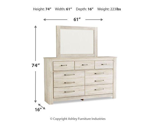 Bellaby Dresser and Mirror - Mattress & Furniture Super Center (Tampa, FL)