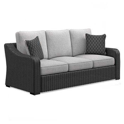 Beachcroft Outdoor Sofa with Cushion - Mattress & Furniture Super Center (Tampa, FL)