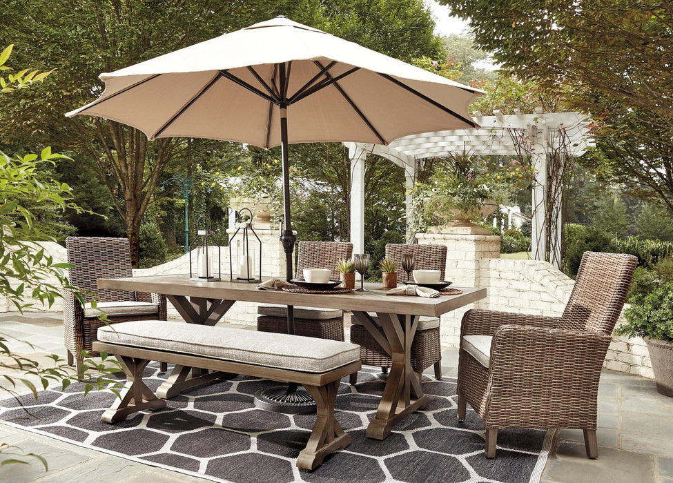 Beachcroft Outdoor Dining Set - Mattress & Furniture Super Center (Tampa, FL)
