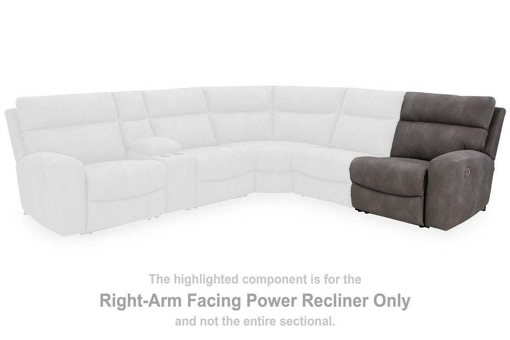 Next-Gen DuraPella Power Reclining Sectional Loveseat - Mattress & Furniture Super Center (Tampa, FL)