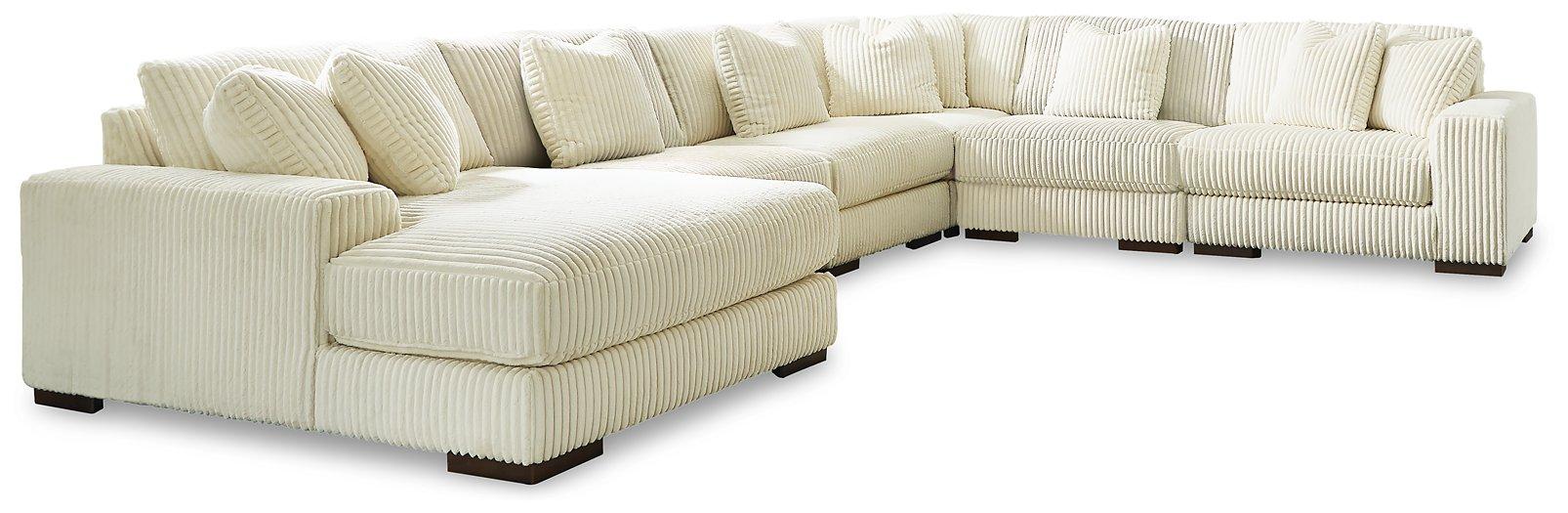 Lindyn Sectional with Chaise - Mattress & Furniture Super Center (Tampa, FL)