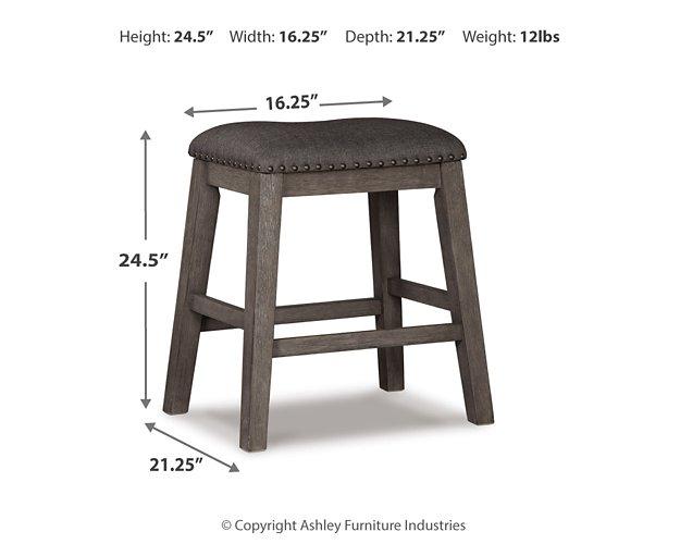 Caitbrook Counter Height Upholstered Bar Stool - Mattress & Furniture Super Center (Tampa, FL)