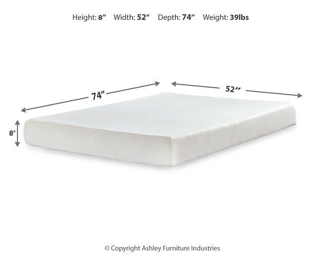Chime 8 Inch Memory Foam Mattress in a Box - Mattress & Furniture Super Center (Tampa, FL)