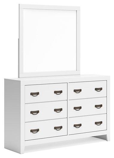 Binterglen Dresser and Mirror - Mattress & Furniture Super Center (Tampa, FL)