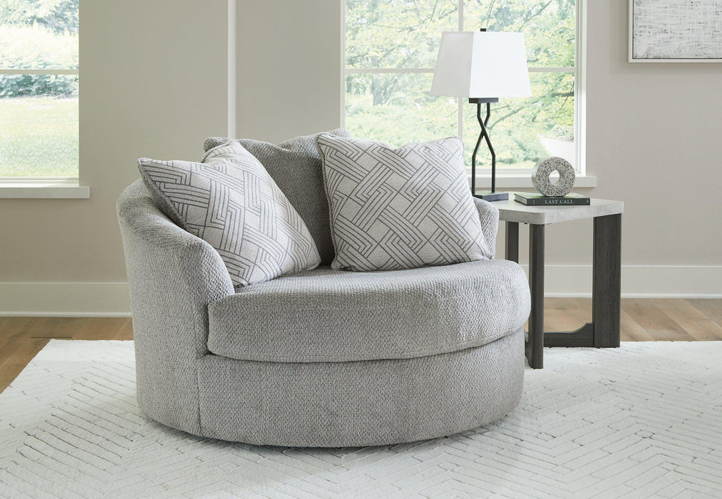 Casselbury Oversized Swivel Accent Chair - Mattress & Furniture Super Center (Tampa, FL)