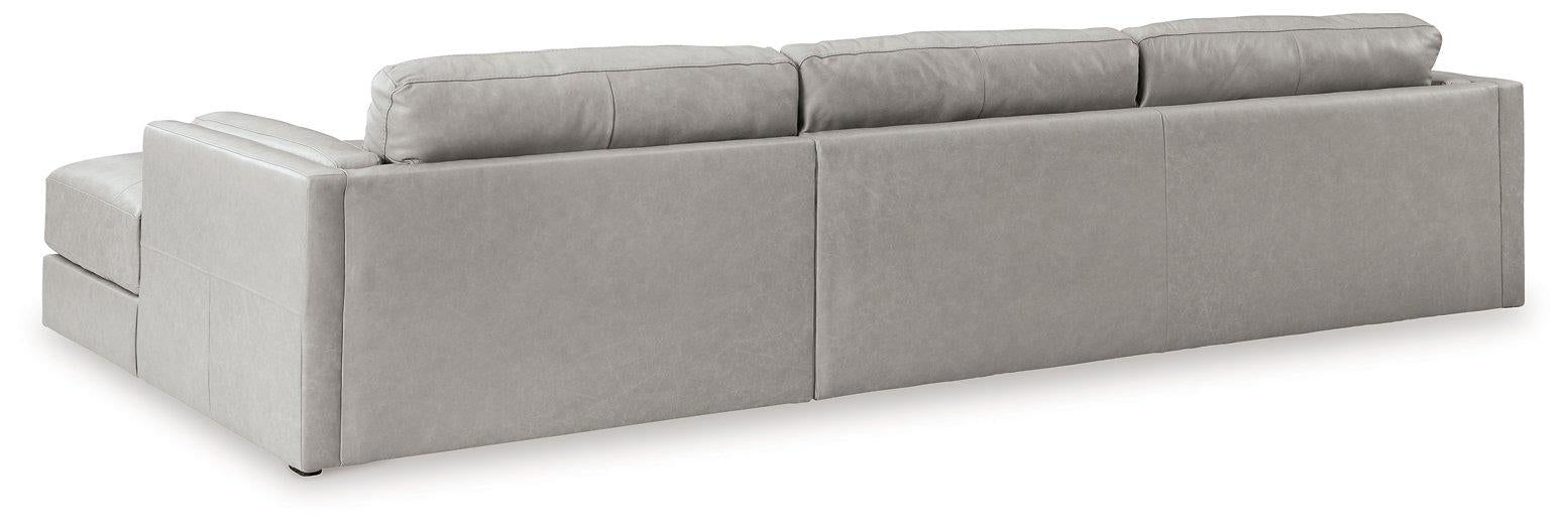 Amiata Sectional with Chaise - Mattress & Furniture Super Center (Tampa, FL)