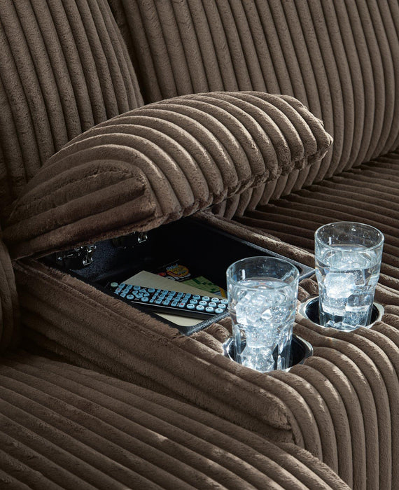 Top Tier Reclining Sectional with Chaise - Mattress & Furniture Super Center (Tampa, FL)