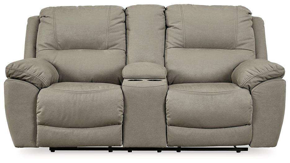 Next-Gen Gaucho Reclining Loveseat with Console - Mattress & Furniture Super Center (Tampa, FL)