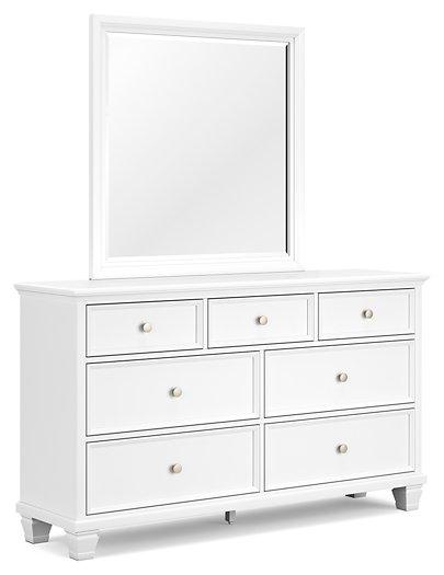 Fortman Dresser and Mirror - Mattress & Furniture Super Center (Tampa, FL)