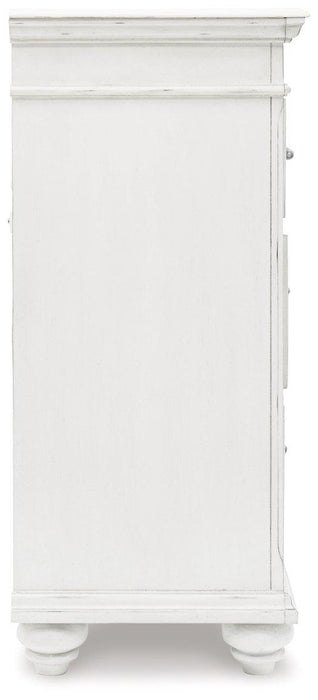 Kanwyn Dresser and Mirror - Mattress & Furniture Super Center (Tampa, FL)