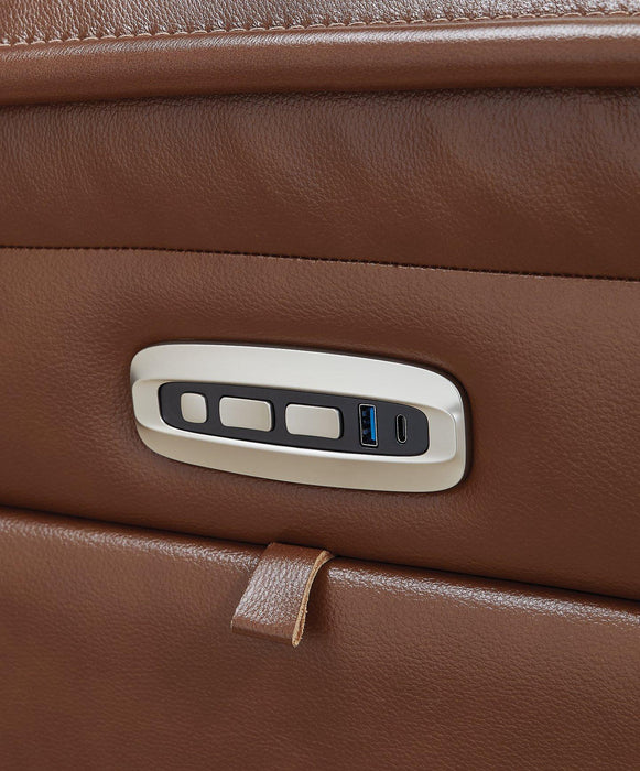 Healy Pier Power Reclining Loveseat with Console - Mattress & Furniture Super Center (Tampa, FL)