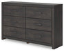 Hollivern Dresser and Mirror - Mattress & Furniture Super Center (Tampa, FL)