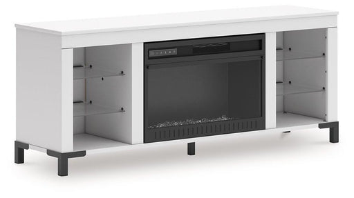 Brollevi 60" TV Stand with Electric Fireplace - Mattress & Furniture Super Center (Tampa, FL)